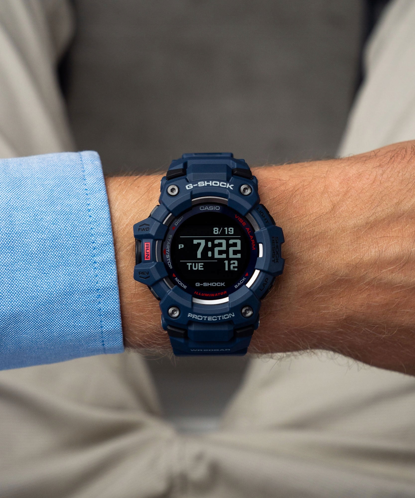 Casio G-SHOCK G-SQUAD Bluetooth Sync Step Tracker Packaging status original