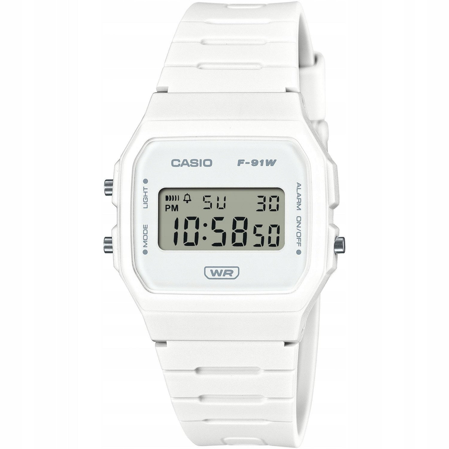 Casio Vintage F-91WB-7AEF white belt