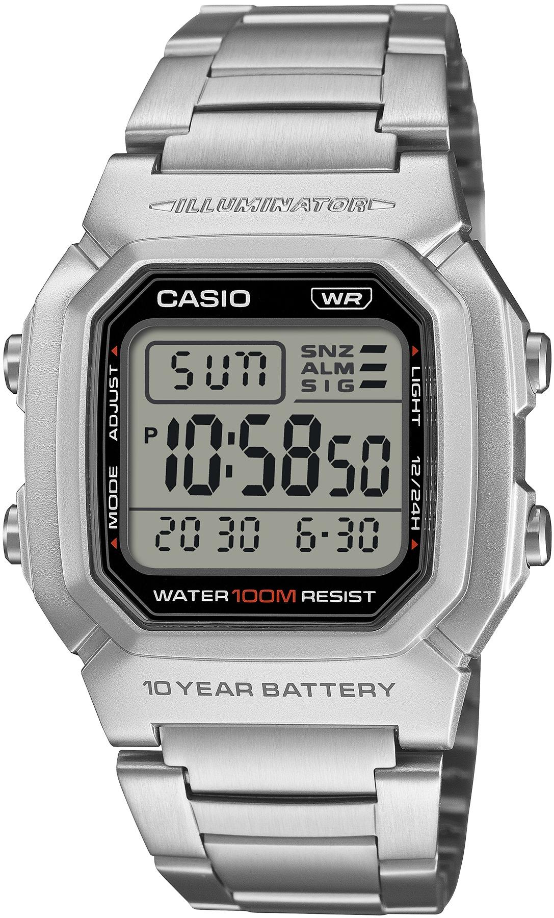 Casio W-800HD-1AVEF watch for gift stopwatch