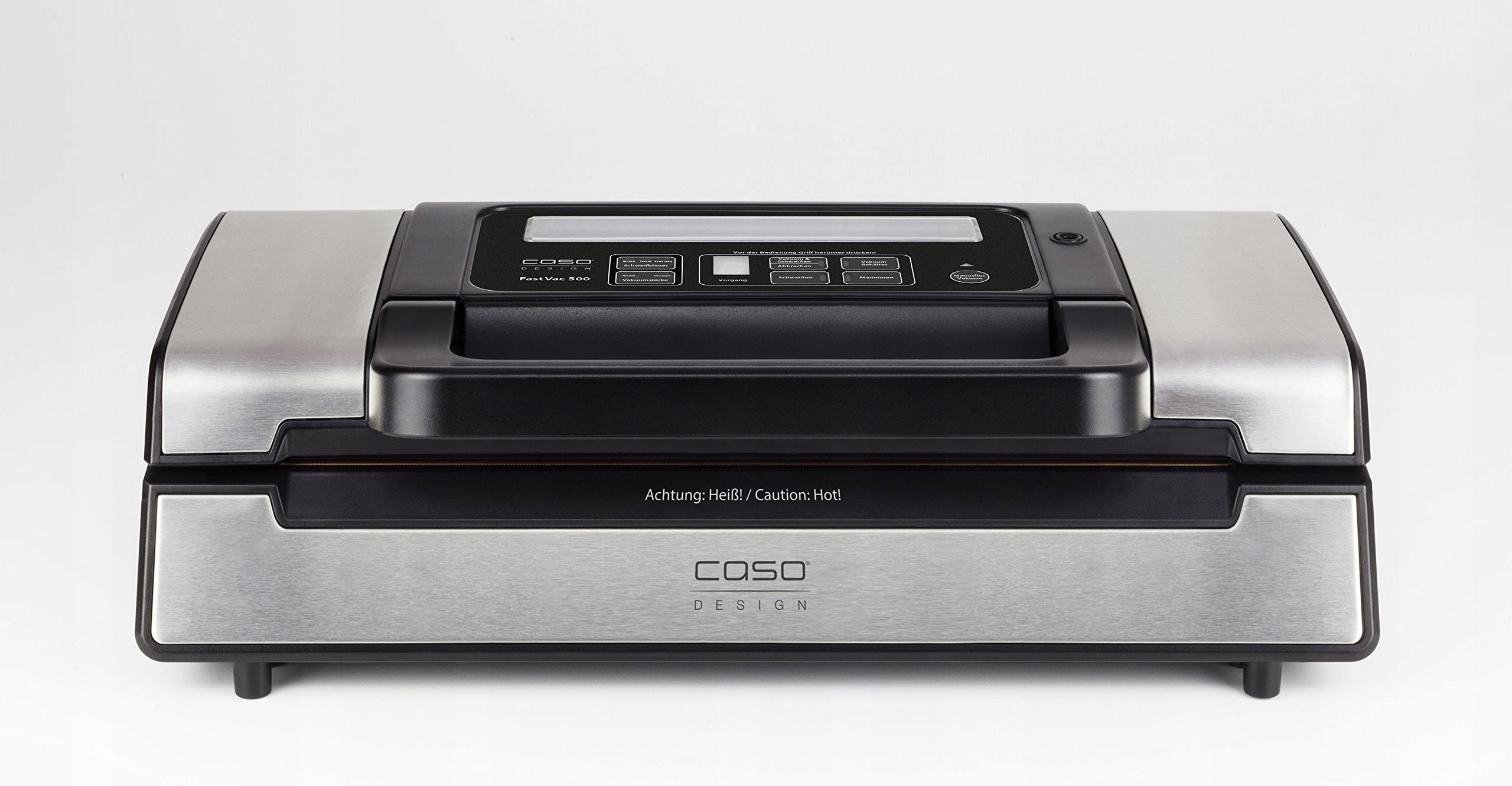 Caso FastVac 500 Stainless Steel Vacuum Sealer 130W 2 Rolls