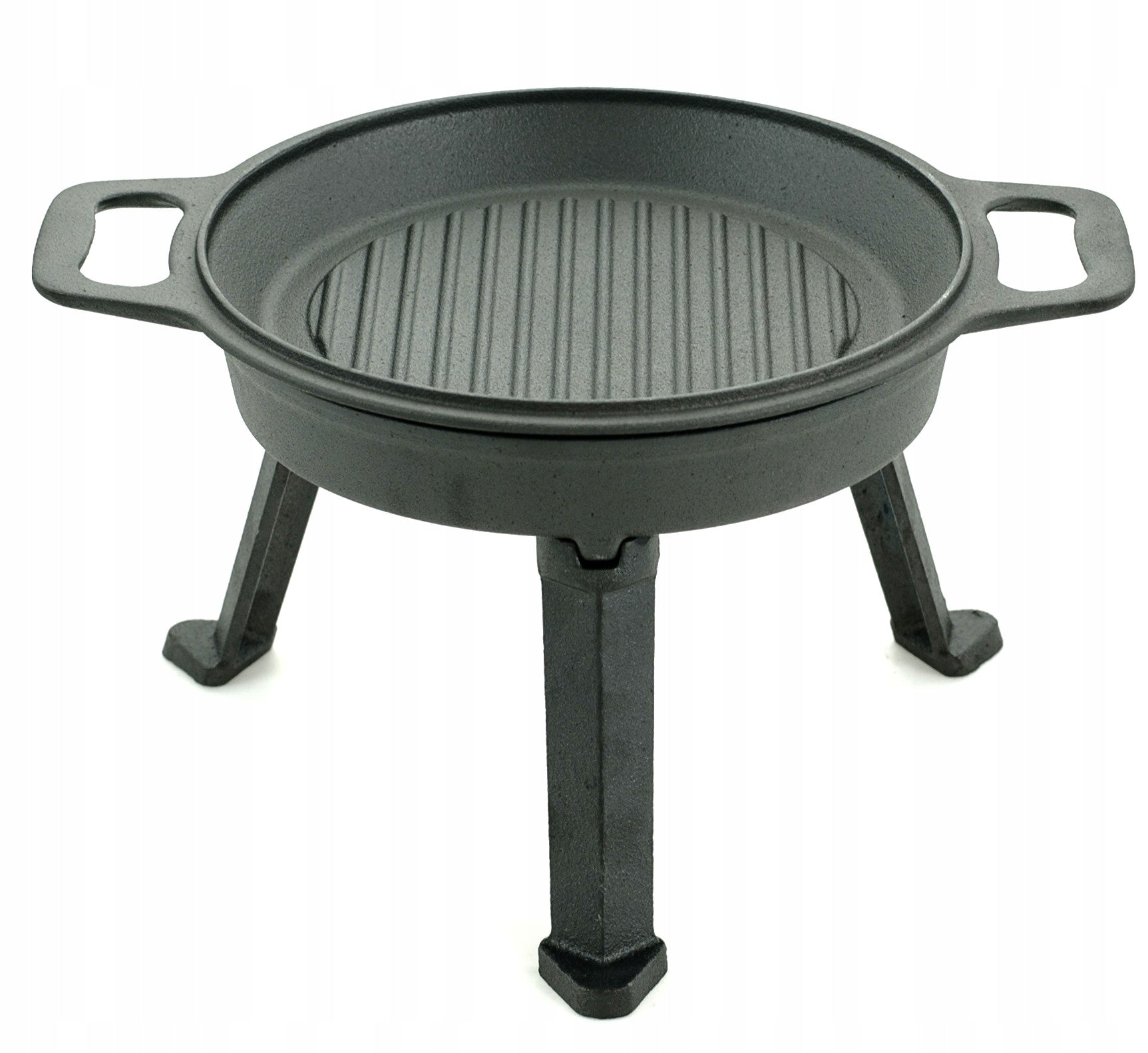 Cast Iron BOILER 5L Hunting POT Grill PAN 2in1 for FIREPLACE Grill Product weight with unit packaging 10 kg