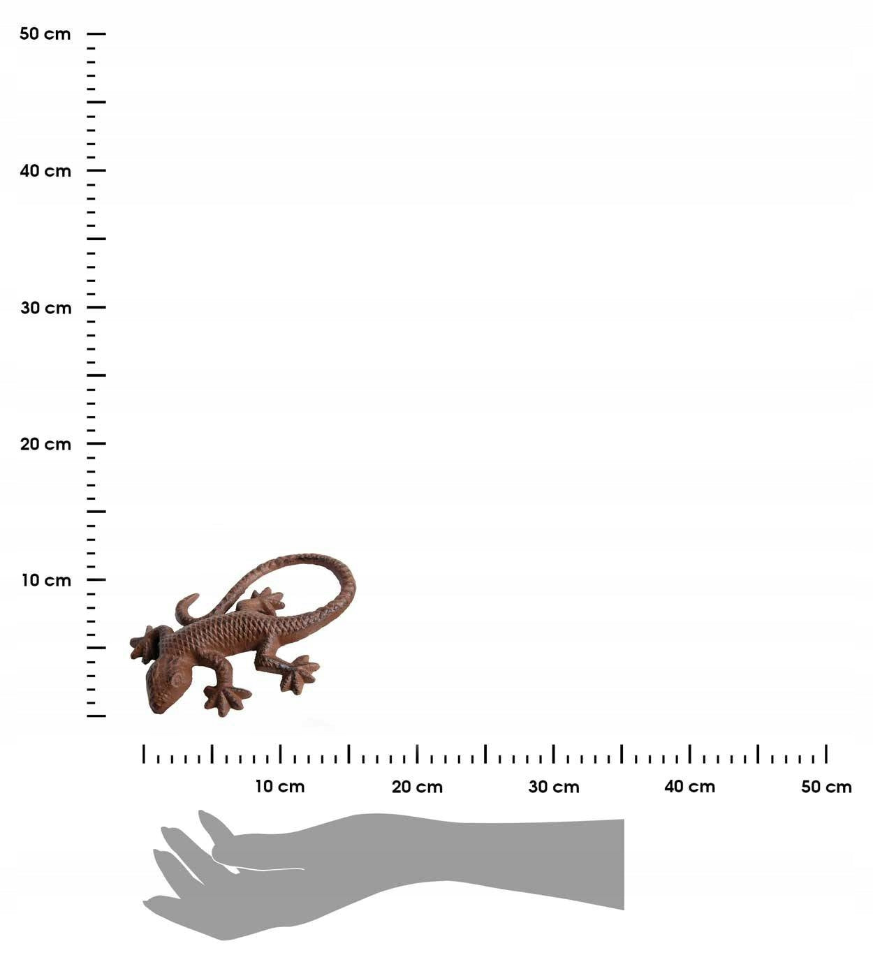 Cast Iron LIZARD Garden Figurine Decorative Sculpture Retro 10,4 x 15,1 cm Manufacturer code TT03