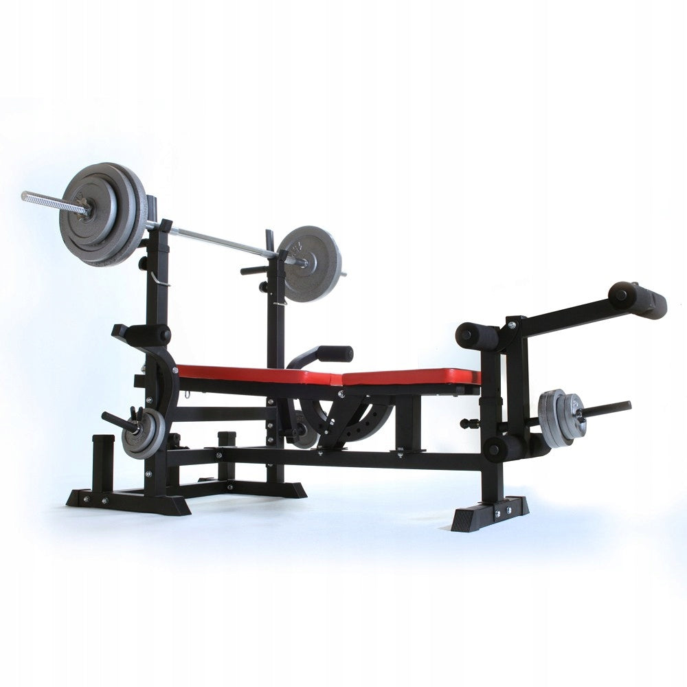 Cast Iron Load Set 105kg Multi Training Bench Adjustable Barbell Manufacturer code ZESTAW MULTI 90