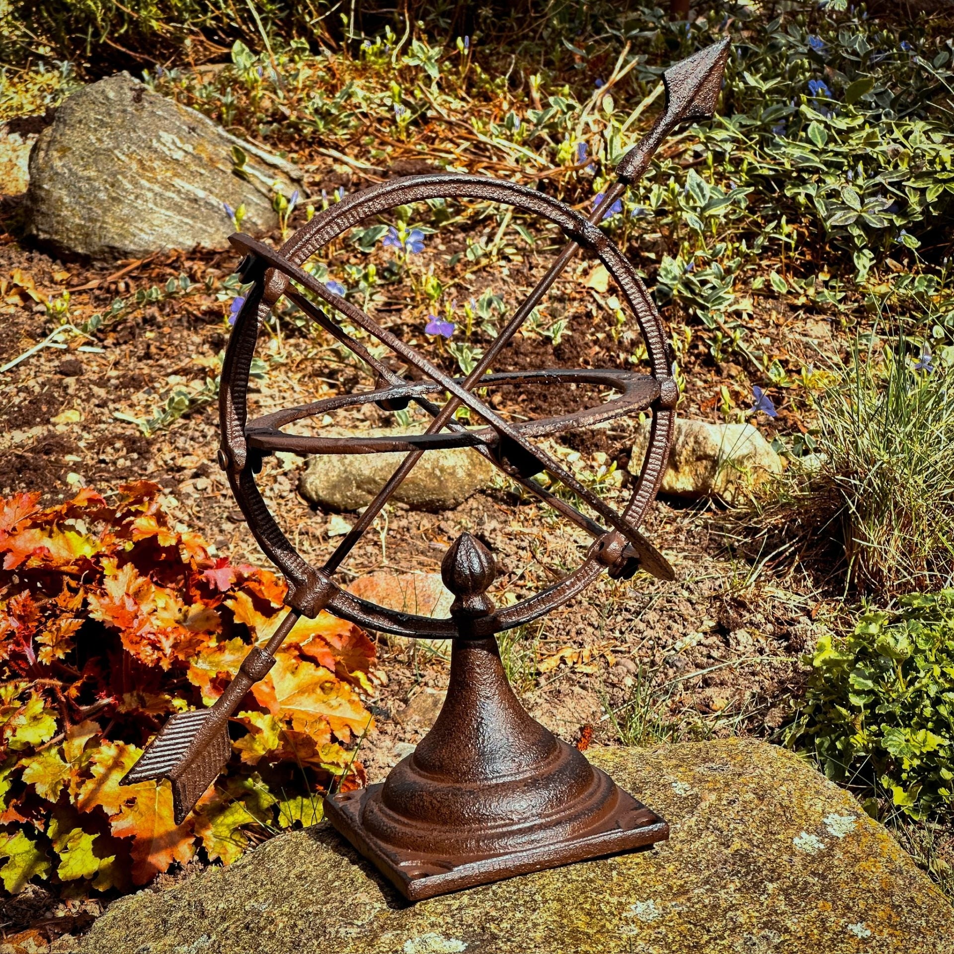 Cast Iron Sundial Manufacturer no brand