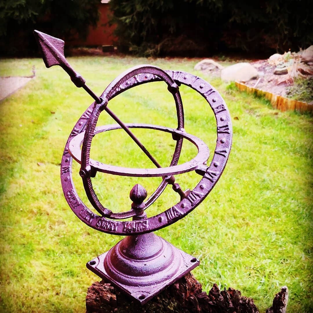 Cast Iron Sundial Type ornament