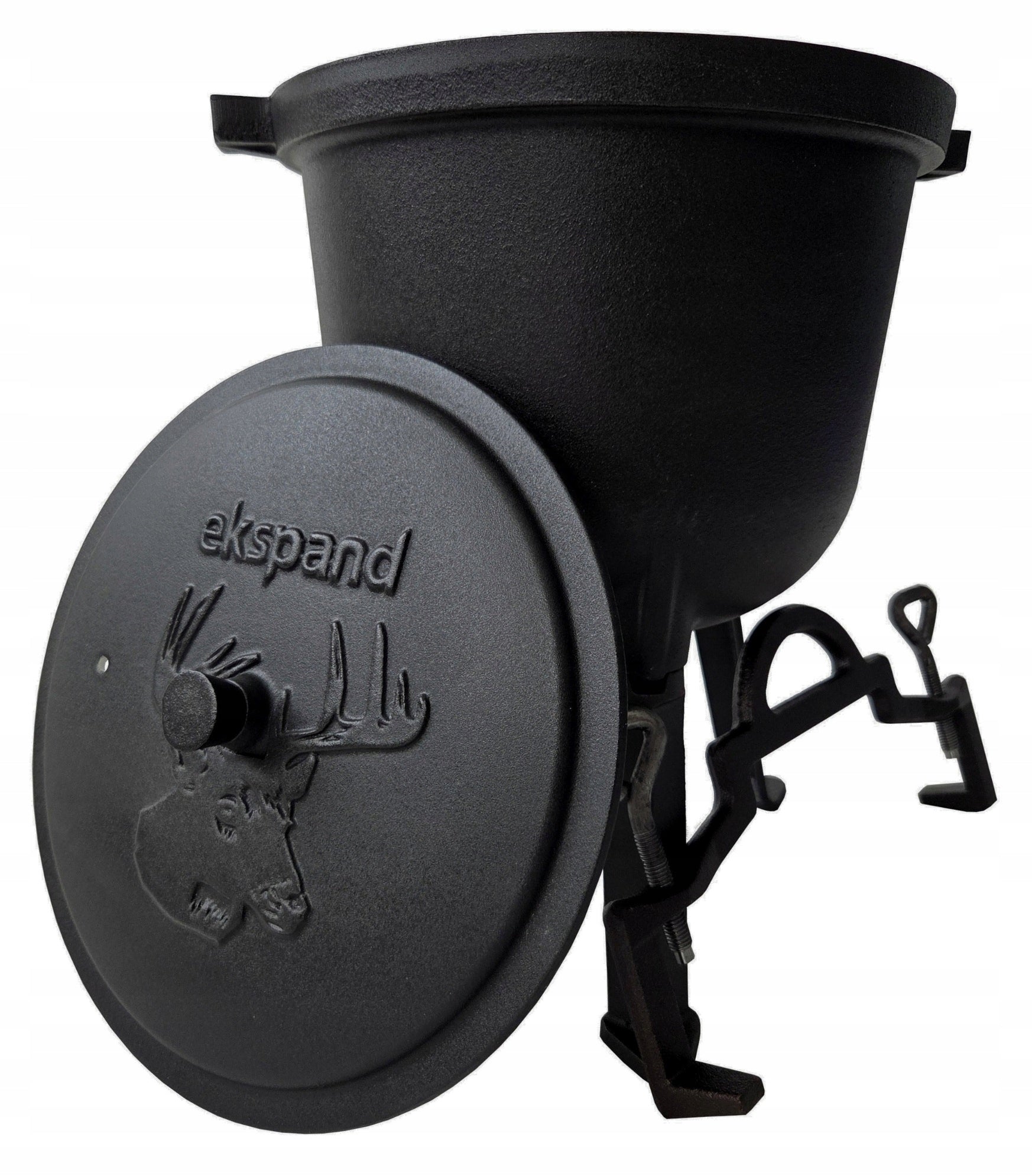 Cast iron boiler 15l Hungarian hunting pot roast for bonfire FREEBIE Manufacturer code KZ-03 żeliwny 15L