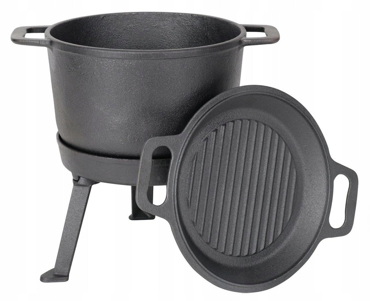 Cast iron boiler Rossner 10 l 3in1 Stand Pan