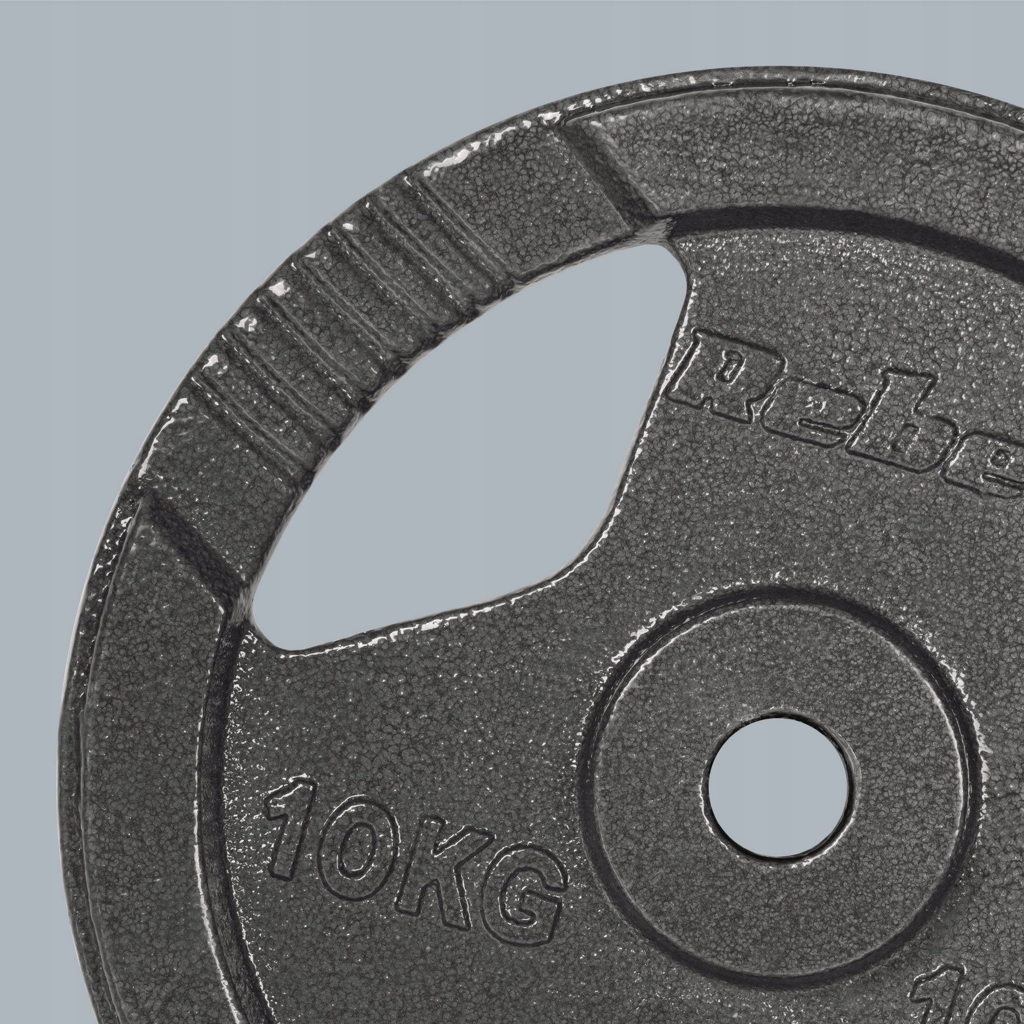 Cast iron load set 2x10kg 20kg hole 31mm plate with handles Rebel Total weight 20 kg