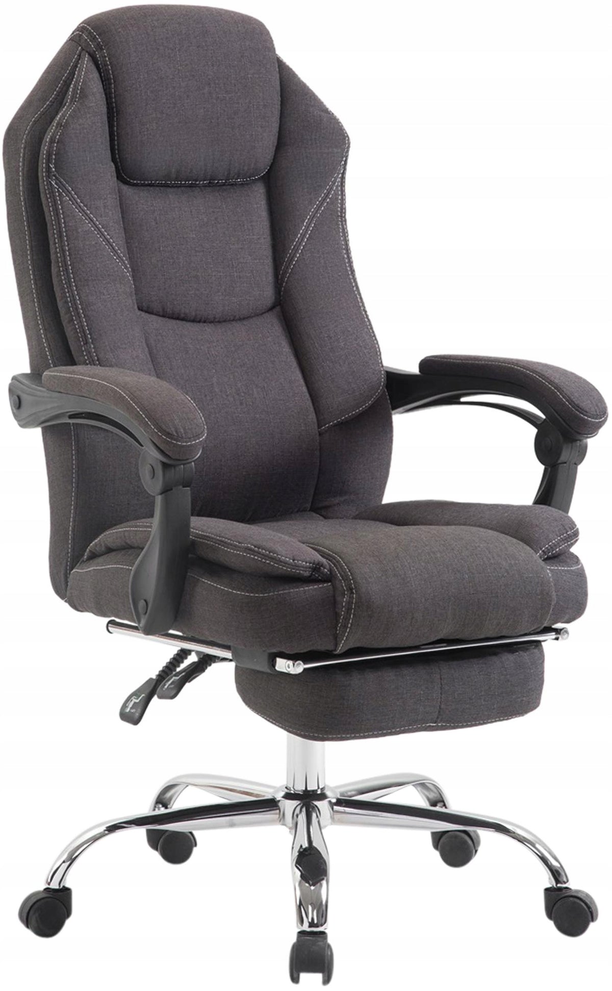 Castle Fabric Office Chair, Dark Grey