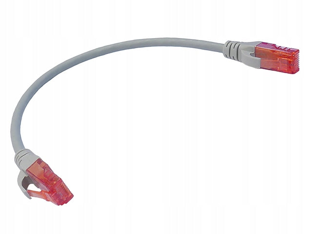 Cat.6 UTP patch cord RJ45-RJ45 1:1 Cu AWG26 gray 0.25m Manufacturer Digitus