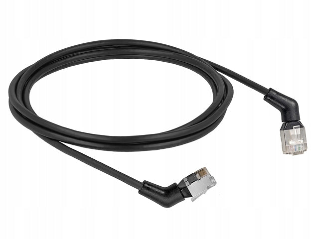 Cat.6A FTP shielded RJ45-RJ45 1:1 angle rotary patch cord 360° 2m Manufacturer MaxTrack