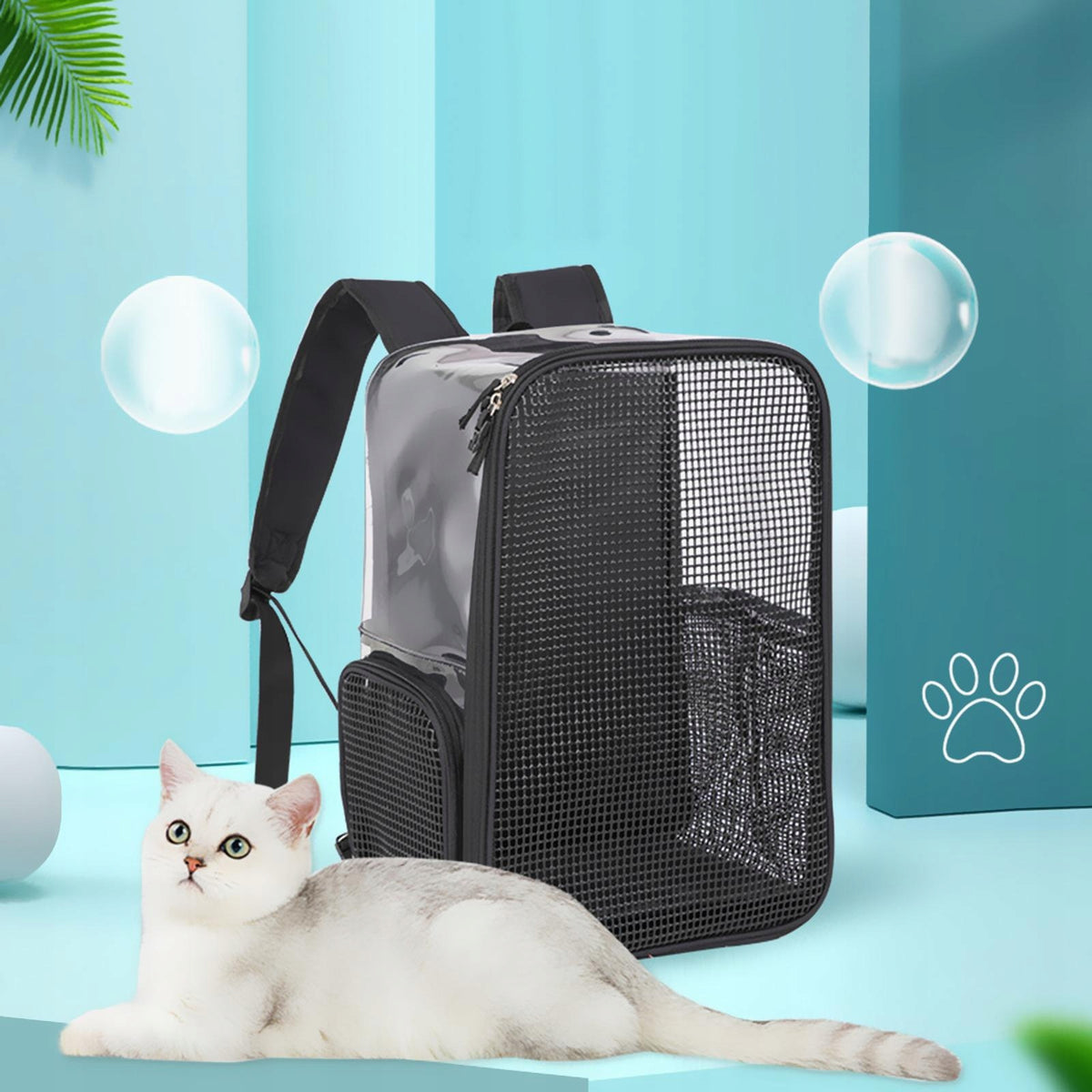 Cat Backpack Carrier Ventilation Pet Rucksack Cats Brand no brand
