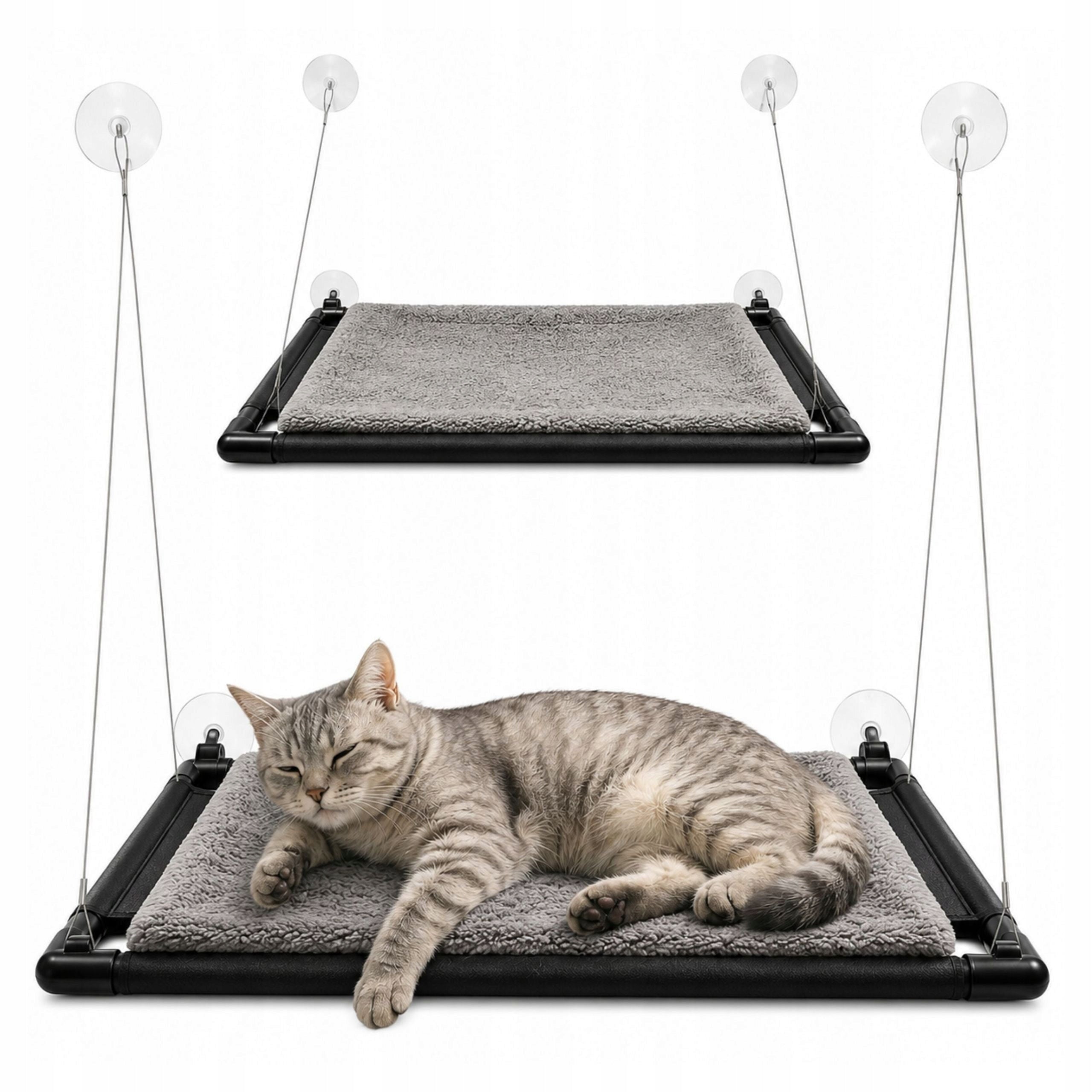 Cat Beds For Window Durable Multi-Season Soft With Suction Cups