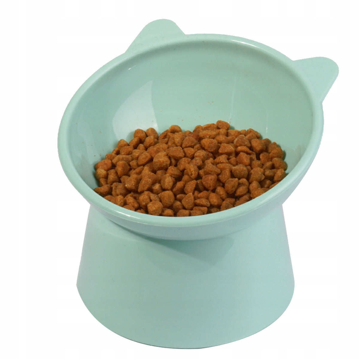 Cat Bowl with Ears High Plastic 300 ml Packaging status original