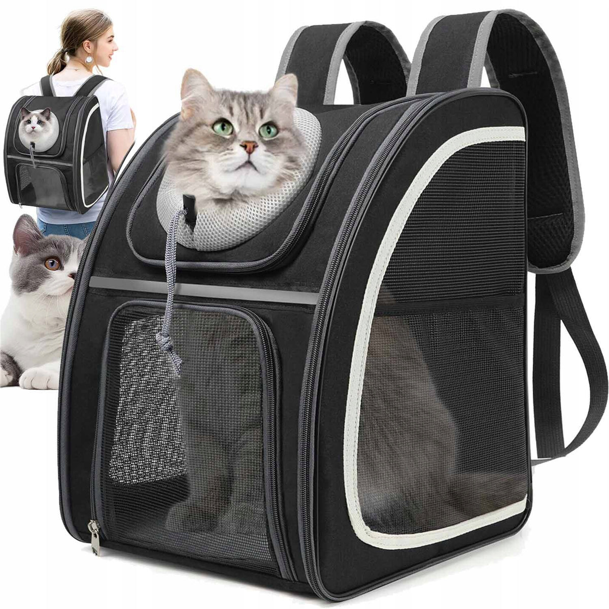 Cat Carrier Dog Rabbit Animal BACKPACK TRANSPORT Playpen Packaging status original