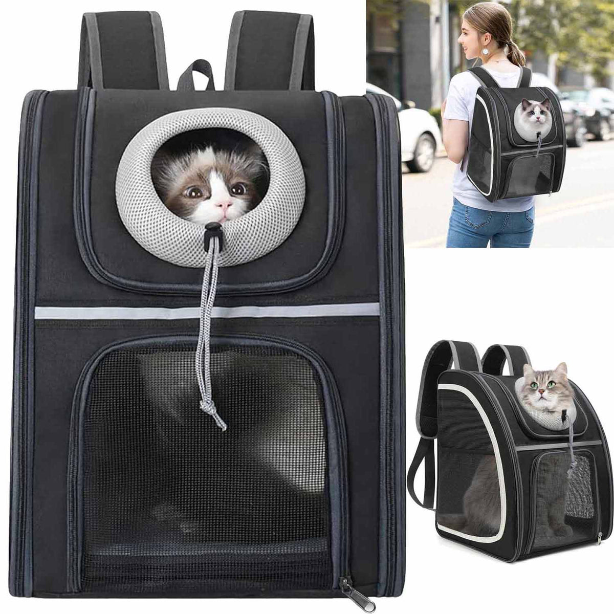 Cat Carrier Dog Rabbit Animal BACKPACK TRANSPORT Playpen
