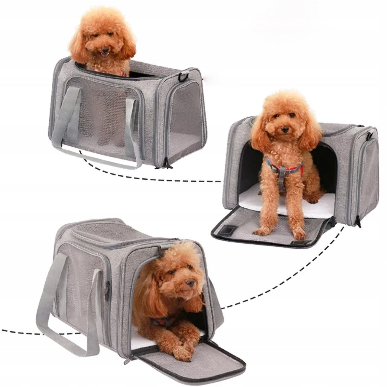 Cat Carrier Dog Rabbit Animal TRANSPORT BAG Shoulder Playpen Manufacturer code CD-307506