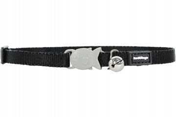 Cat Collar Standard Red Dingo 8mm Black