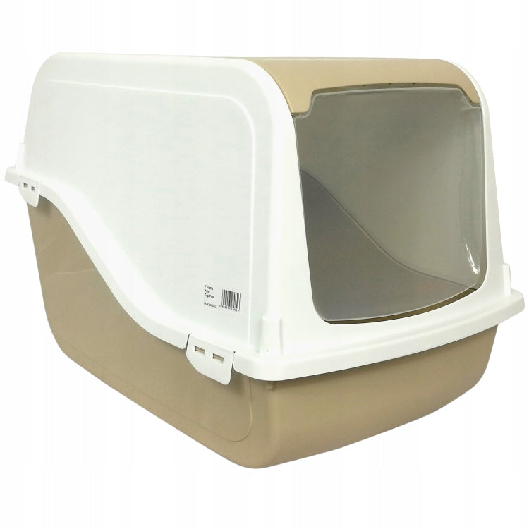 Cat Cuvette Indoor Ariel 57 cm with Filter Opening from the Top with Spatula Kind closed litter box