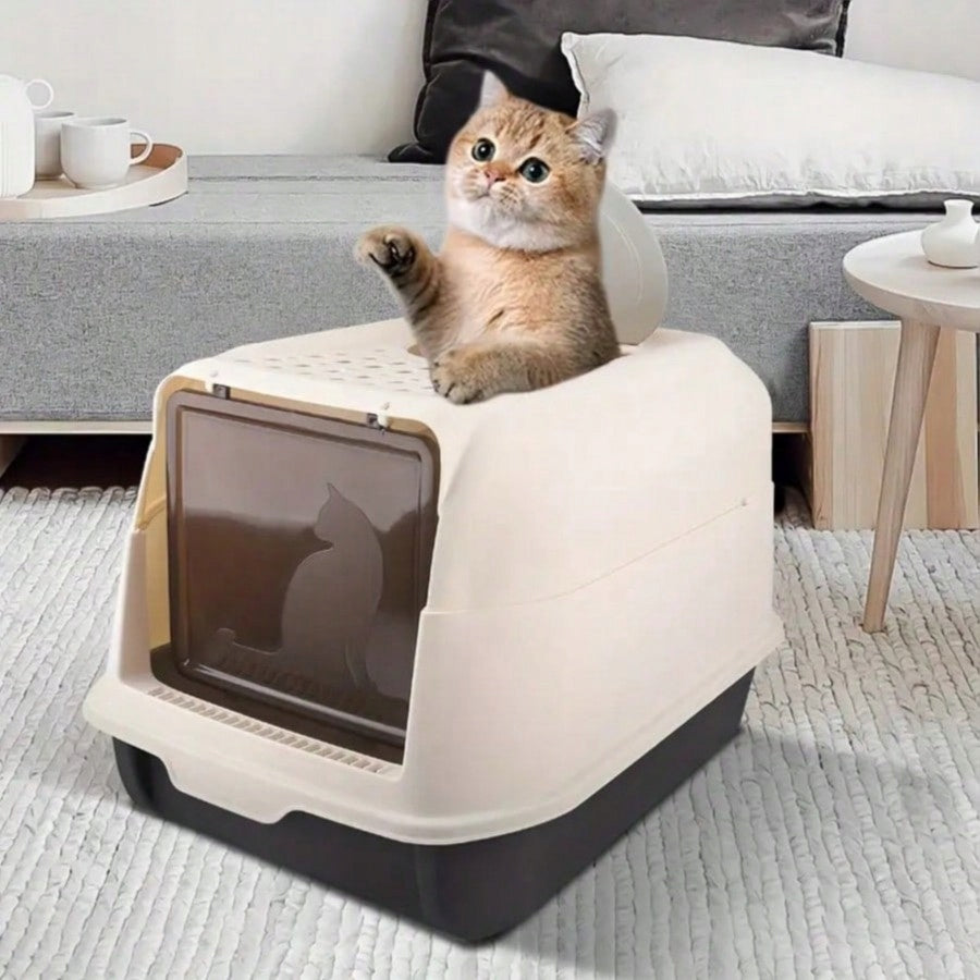 Cat Cuvette Lockable 52x37x35cm, with Doors, Easy to Clean Brand no brand