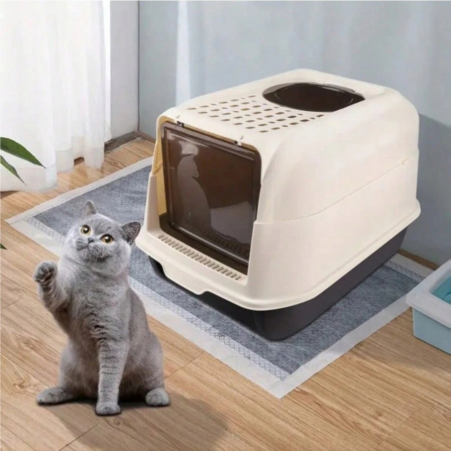 Cat Cuvette Lockable 52x37x35cm, with Doors, Easy to Clean Model WJ98038