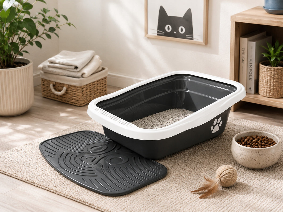 Cat Cuvette Open 56x38x17 cm With Protective Mat For Scattered Litter Manufacturer code 373698_2104