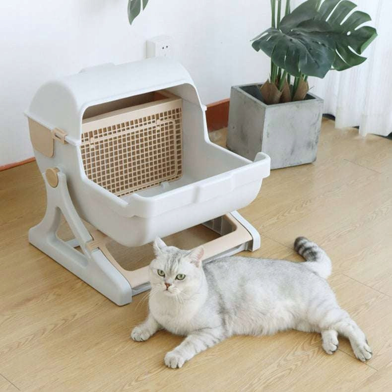 Cat Cuvette Self-Cleaning Half Automatic Large Cats With Drawer Brand no brand