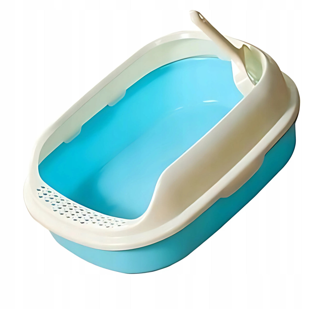 Cat Cuvette Solid Open Toilet for Litter Durable + 2N Spatula Brand Homeek