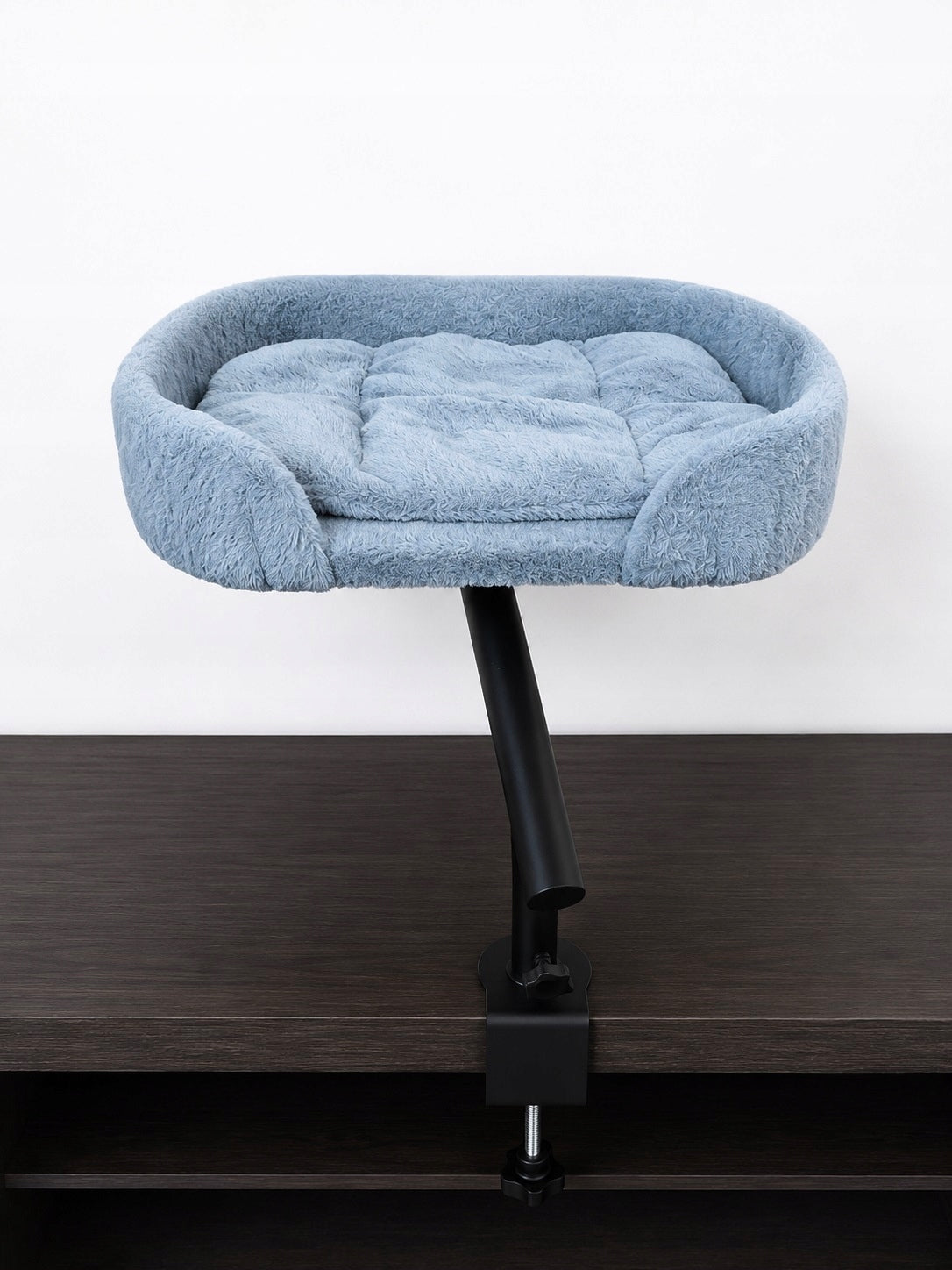 Cat Desk Bed Swivel 360° Adjustable Plush Clamp Grey (U083) Packaging status original