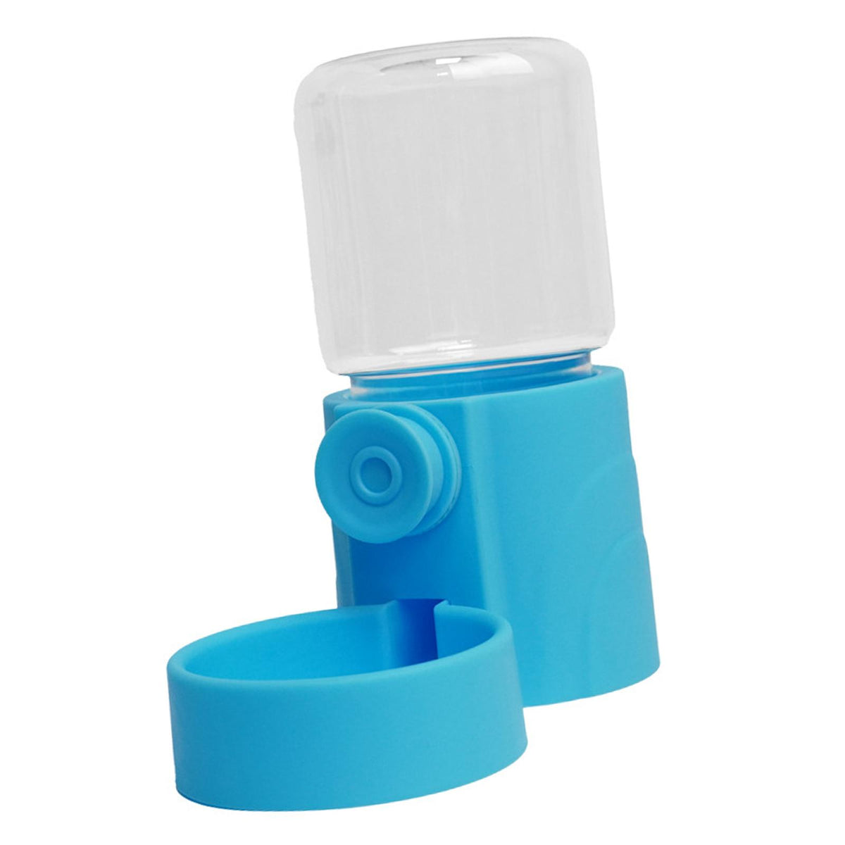 Cat Dog Automatic Pet Feeder Feeding Container Pets Blue Water Dispenser