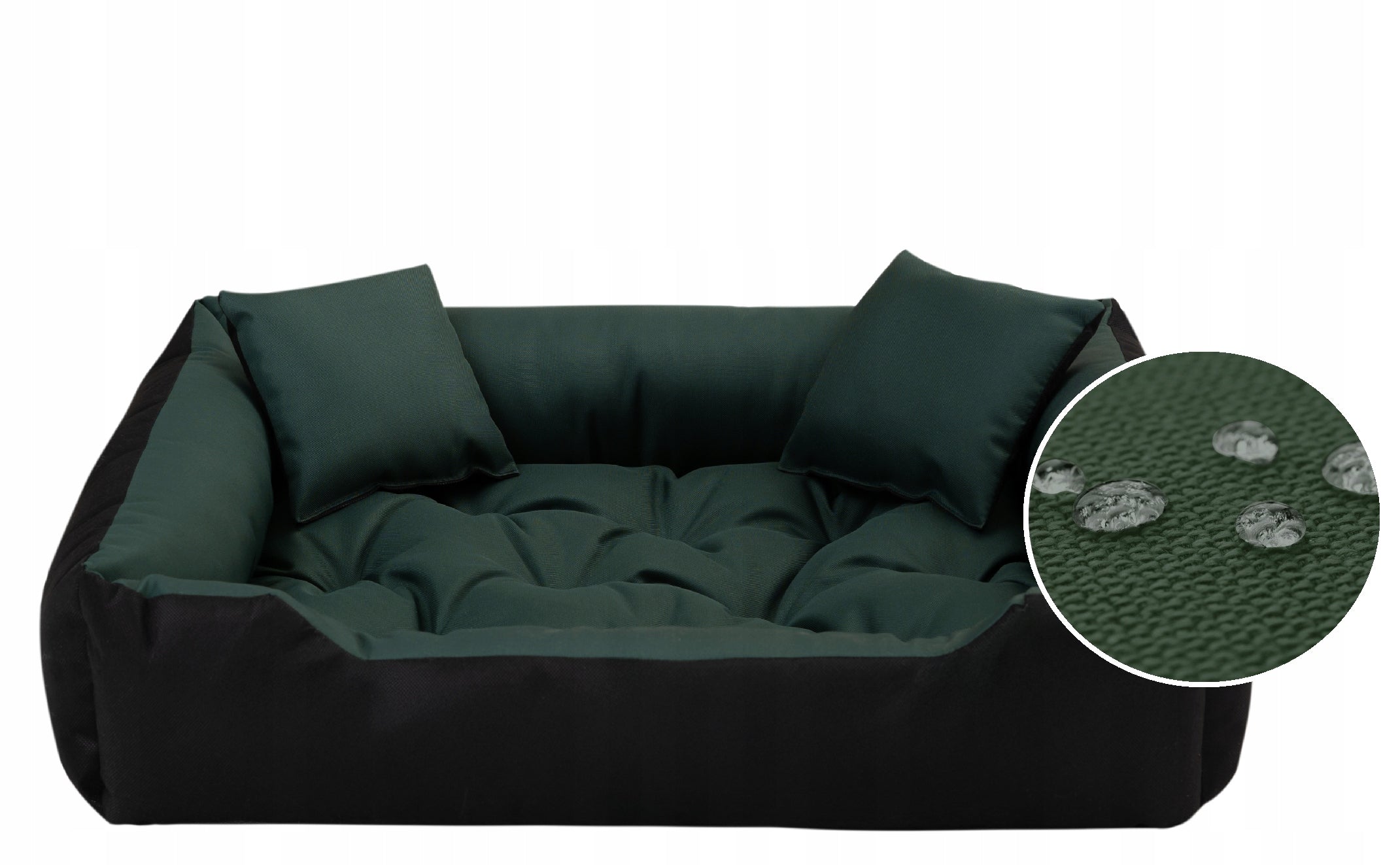 Cat Dog Bed Couch Playpen Waterproof Green 75x65 cm Trade name Legowisko wodoodporne ECCO