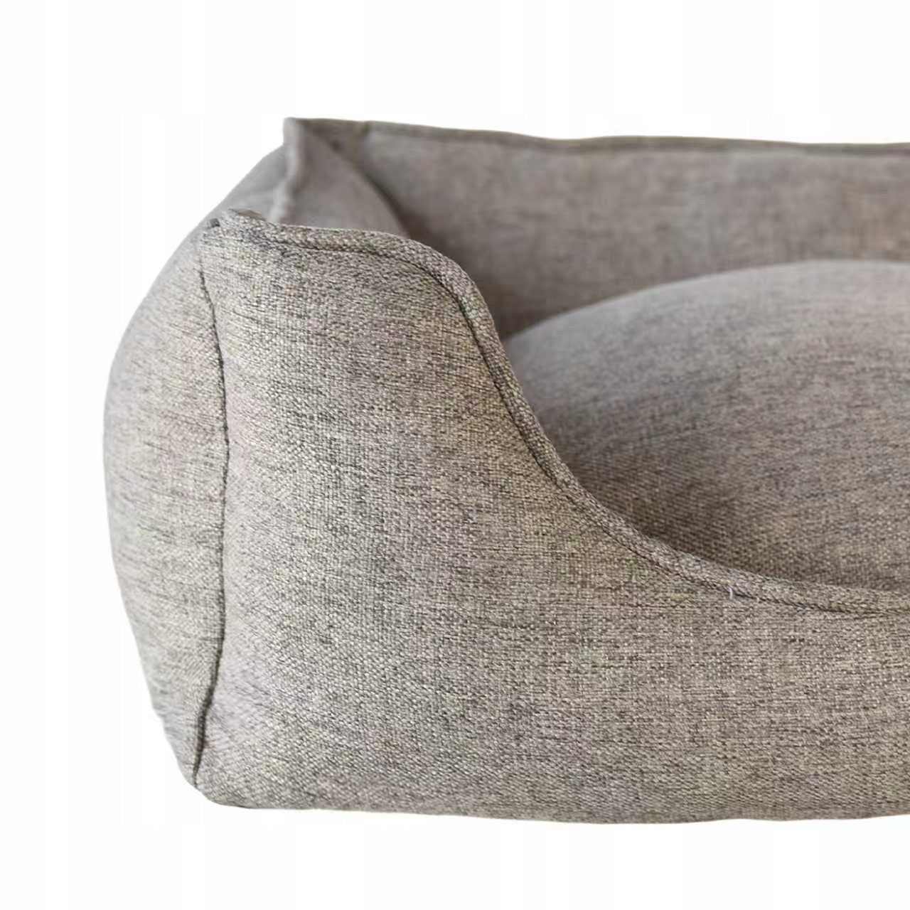 Cat Dog Bed M: 55x45x16, Grey WATERPROOF Product width 45 cm