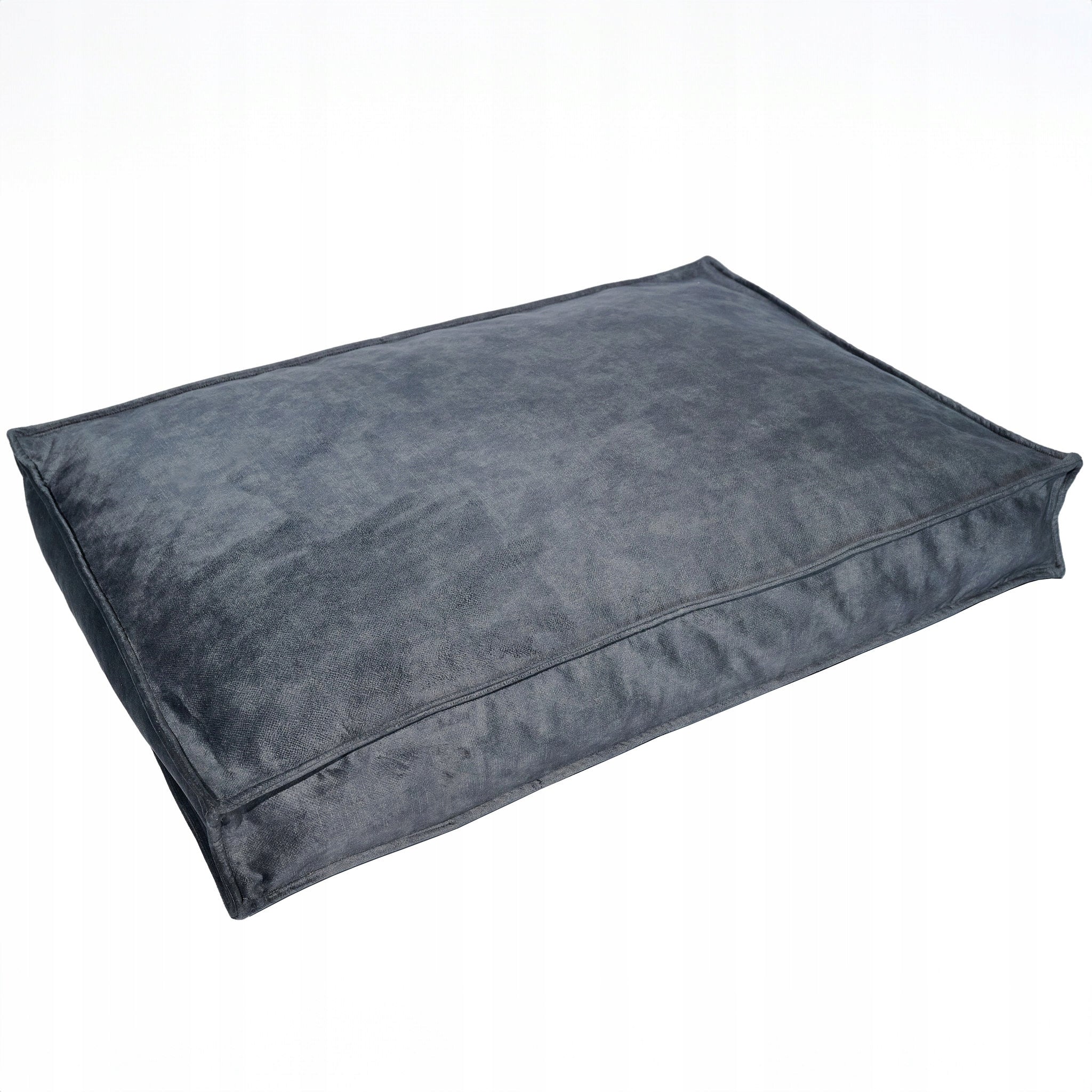Cat Dog Bed Pillow Bed Waterproof Terra Velour 60x50 cm Color blue