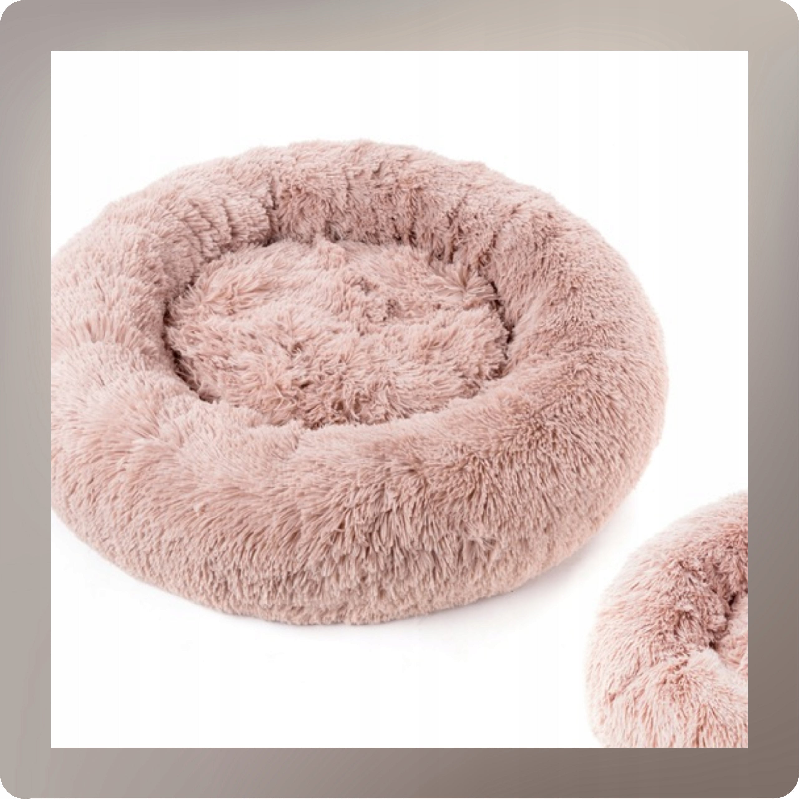 Cat Dog Bed Playpen Bed 60 cm Hairy Plush Pillow Brand Rotex