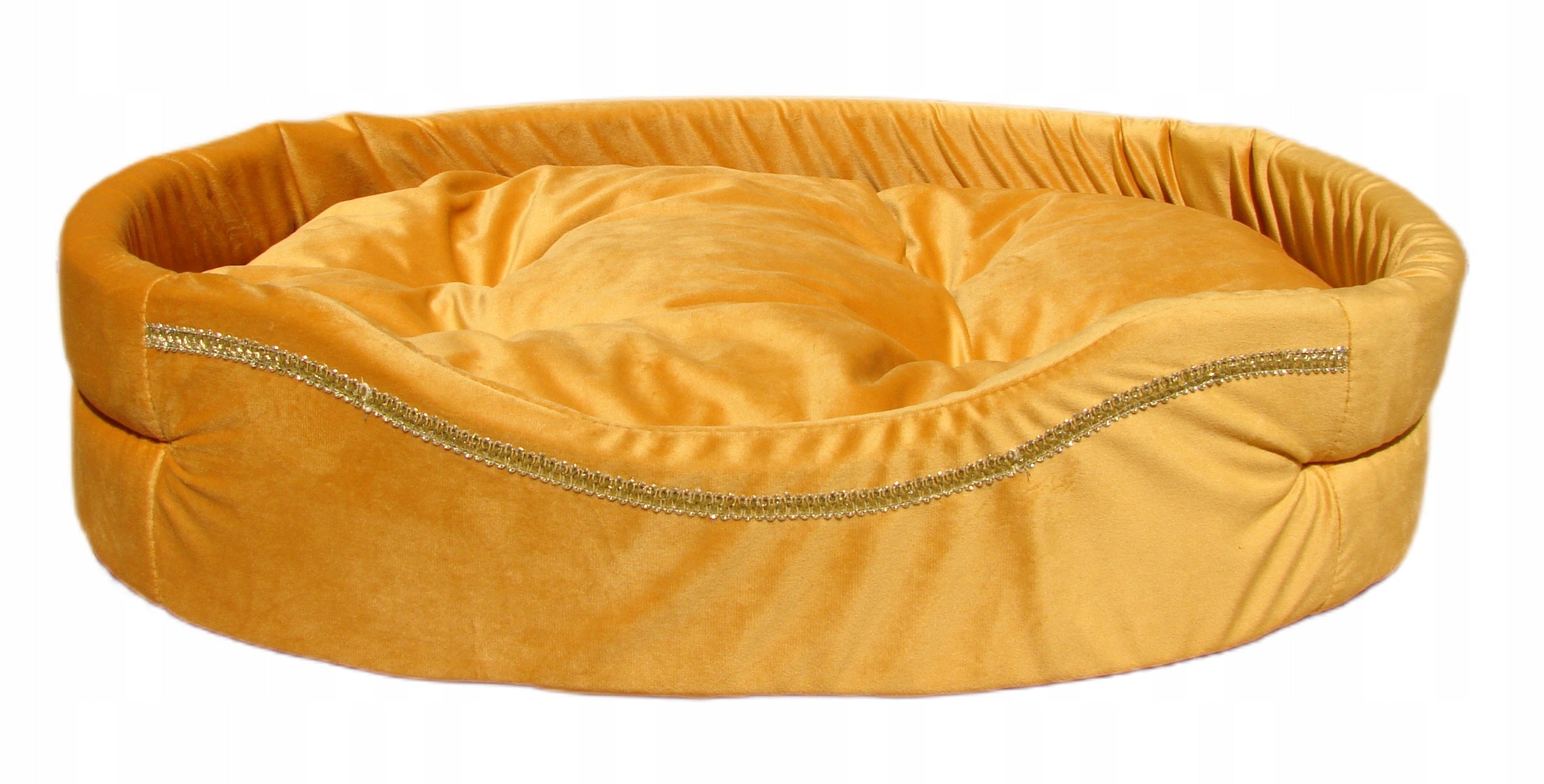 Cat Dog Bed SOFT ANTI-STRESS Bed Small Couch Yellow 40/33 R1 Packaging status original