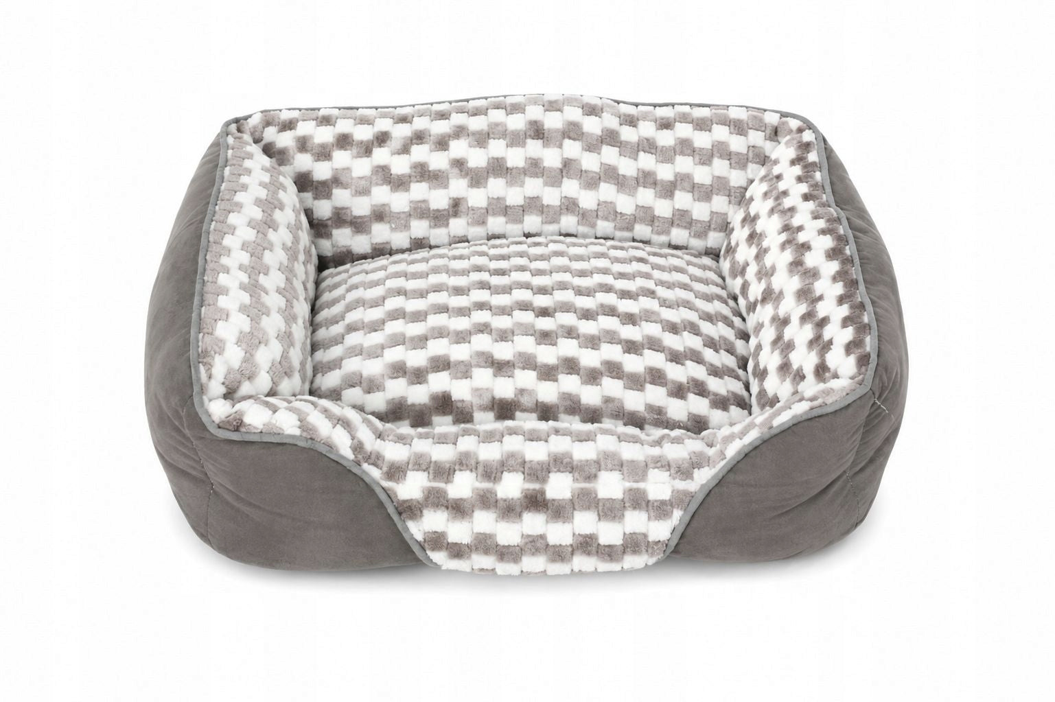 Cat Dog Bed TERKA 50x50 Soft Plush Grey Packaging status original