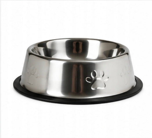 Cat Dog Bowl Steel Non-Slip 0,5 Cm With Rubber 15 Cm Diameter Material metal