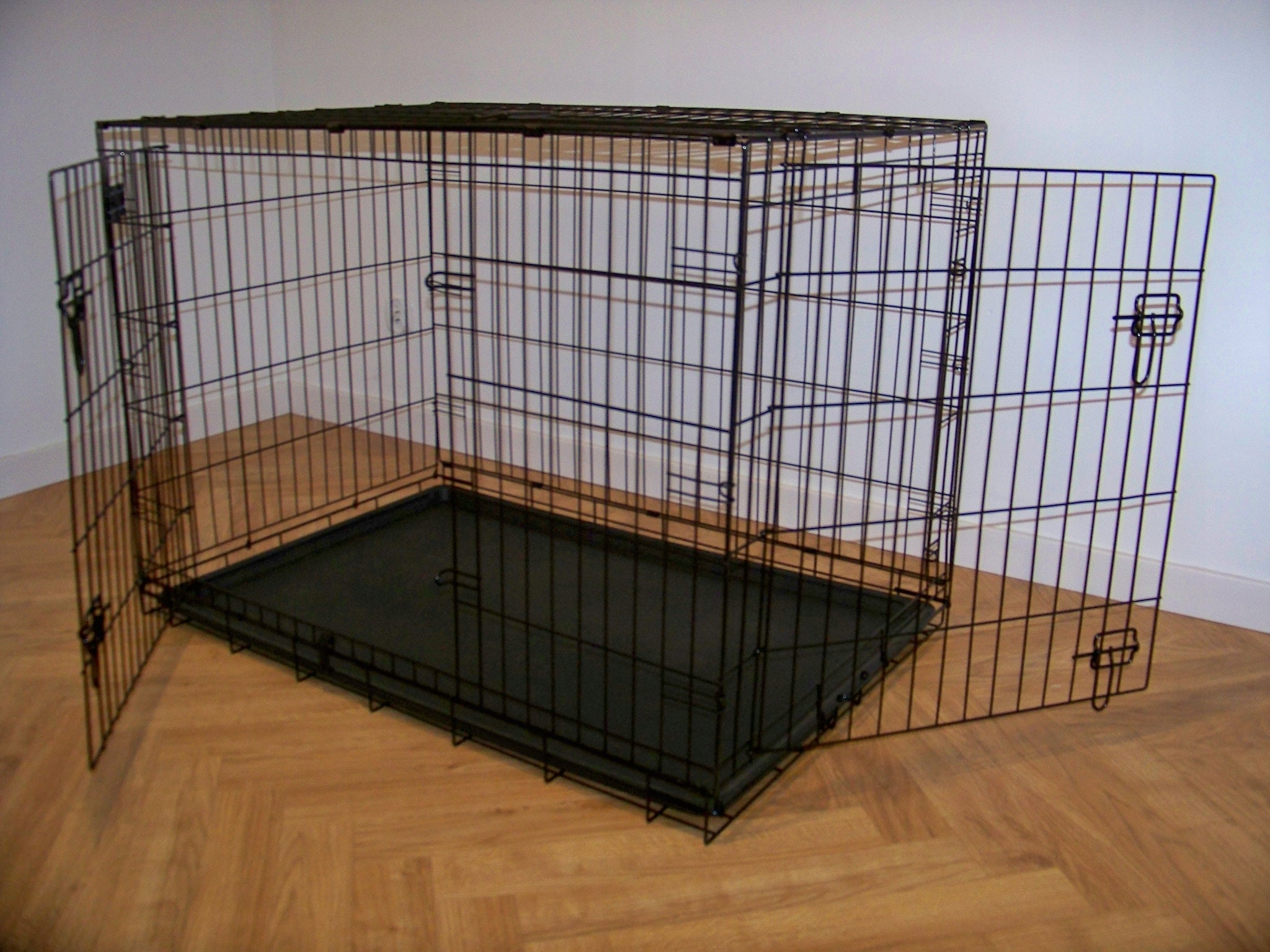 Cat Dog Cage Metal Kennel Playpen Transporter XXL 107x71x77,5cm Brand no brand