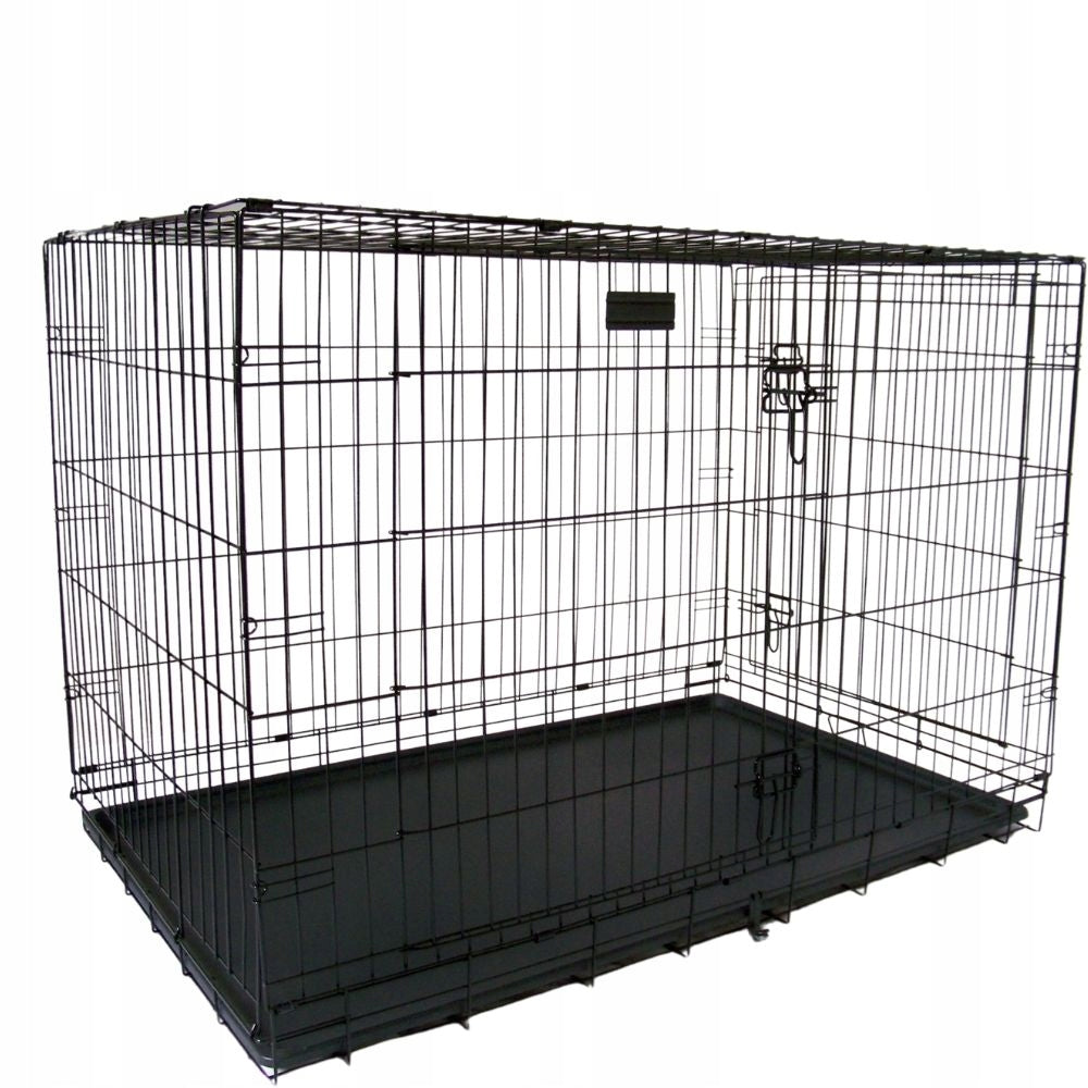 Cat Dog Cage Metal Kennel Playpen Transporter XXL 107x71x77,5cm Manufacturer code 000117