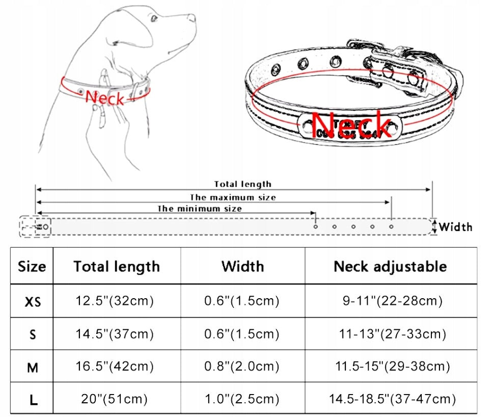 Cat Dog Collar Personalized Name + Phone Number S Brown Brand no brand