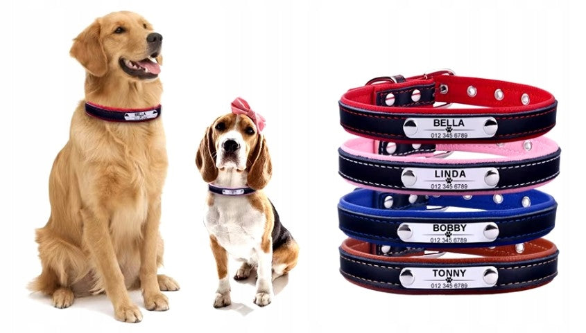 Cat Dog Collar Personalized Name + Phone Number S Brown Manufacturer code ObrożaID