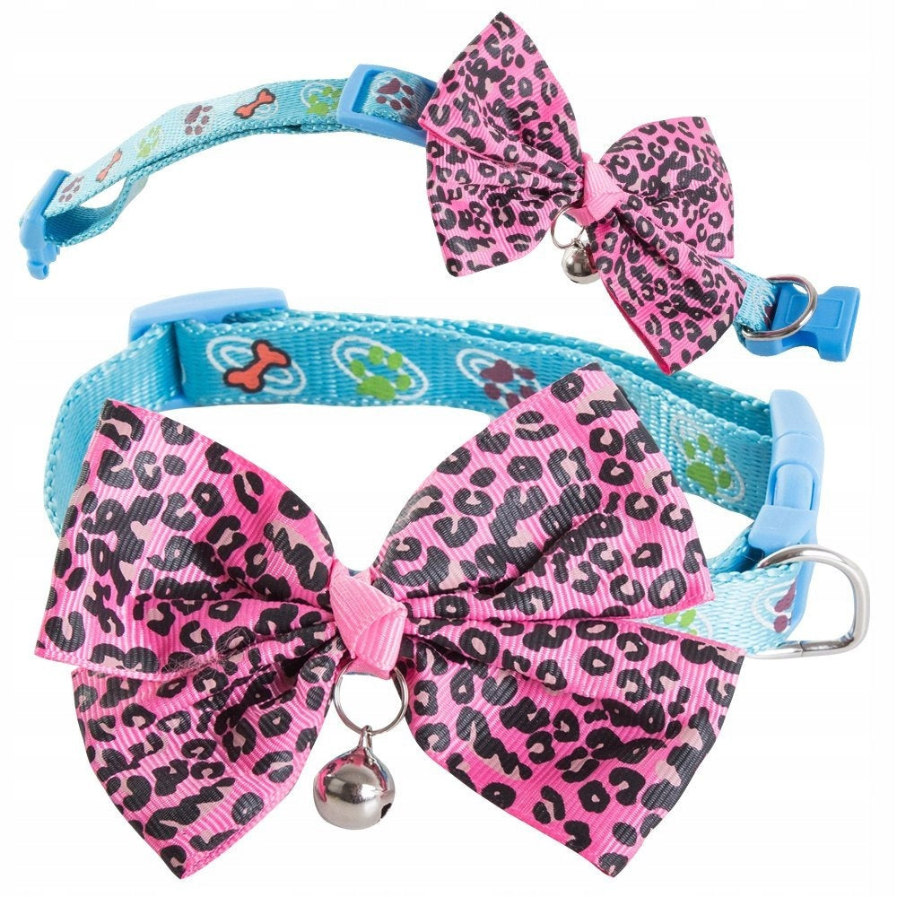 Cat Dog Collar with Bell Adjustable