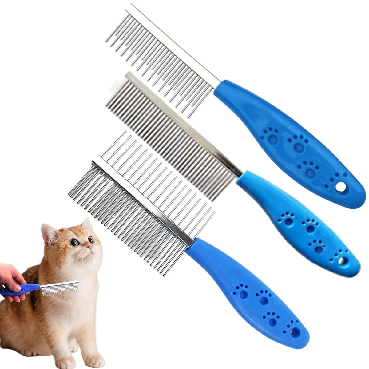 Cat Dog Combs for Combing Tangle Hair 3 Pcs Set