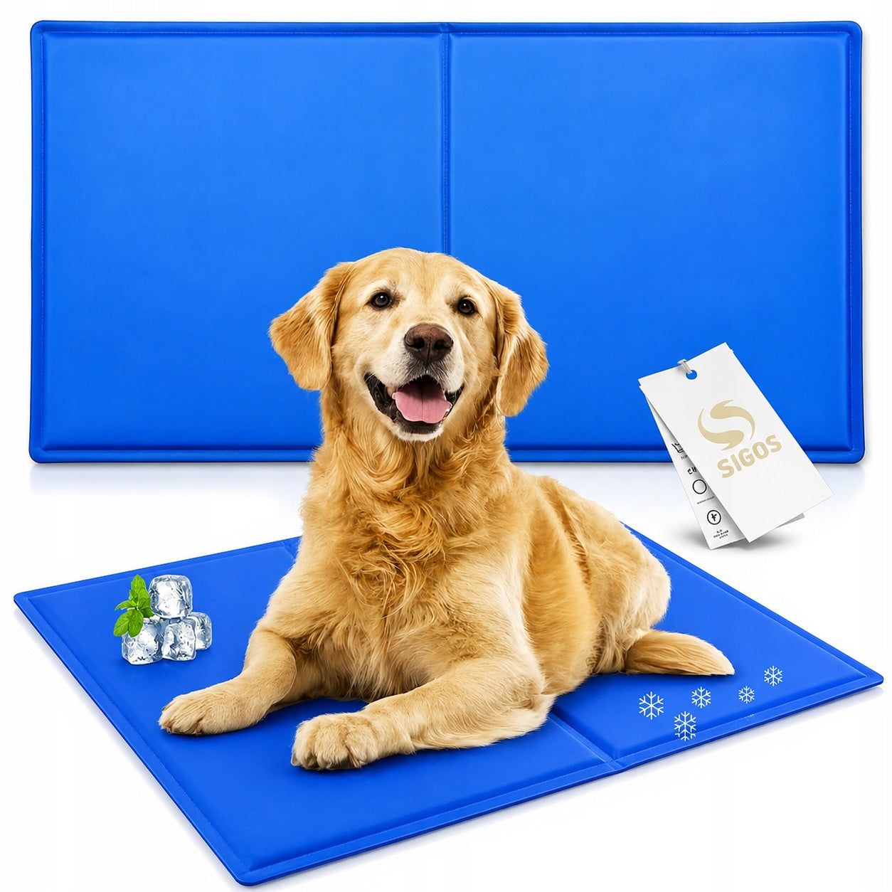 Cat Dog Cooling Mat Gel Bed Waterproof 90x50cm