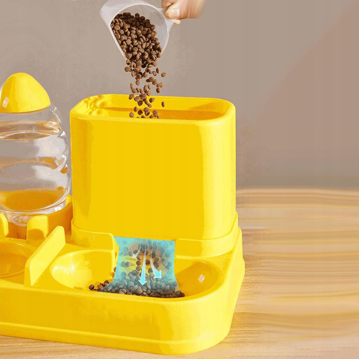 Cat & Dog Feeder Large Dog Cat Water Dispenser for Small Medium Big Style A Packaging status original