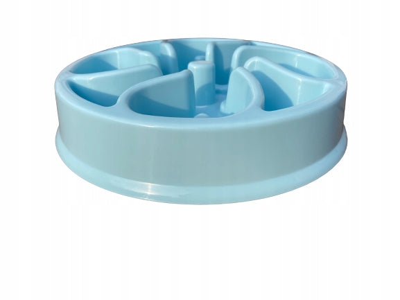 Cat Dog Food Slowing Bowl 650ml Material made from a synthetic material
