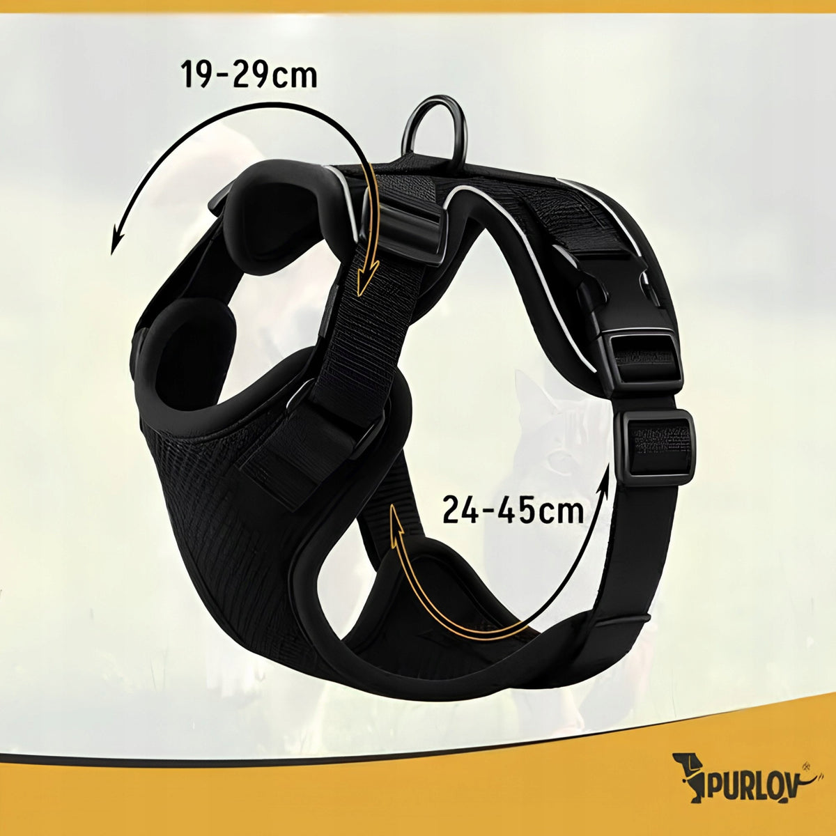 Cat Dog Harness S Pressure-Free Guard Adjustable Reflective Lanyard 150 cm Manufacturer code 4910