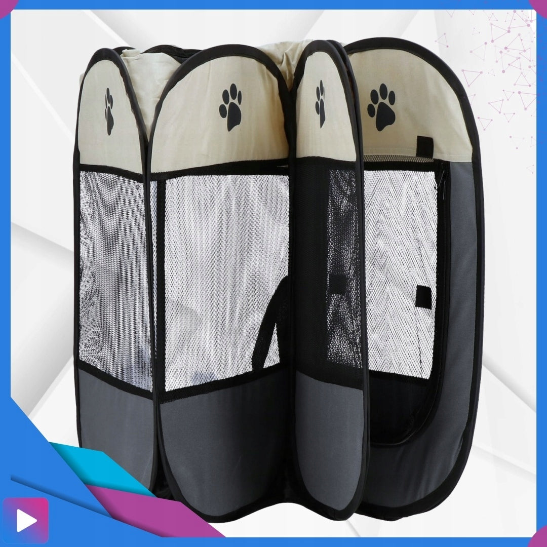 Cat Dog Playpen Folding Cage Bed Bedding Pet Farm Kind playpen