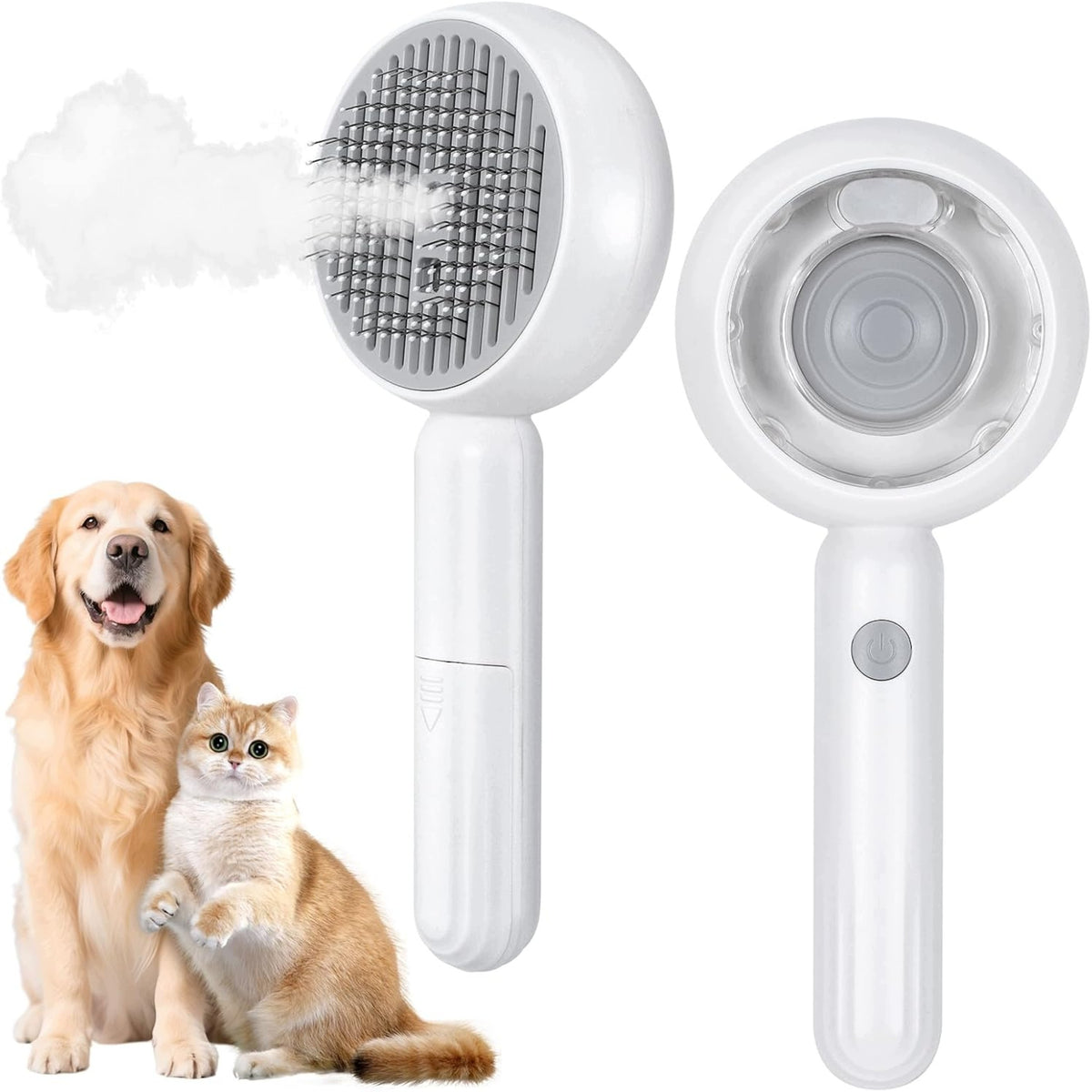 Cat Dog Steam Brush for Combing Hair Removal Care