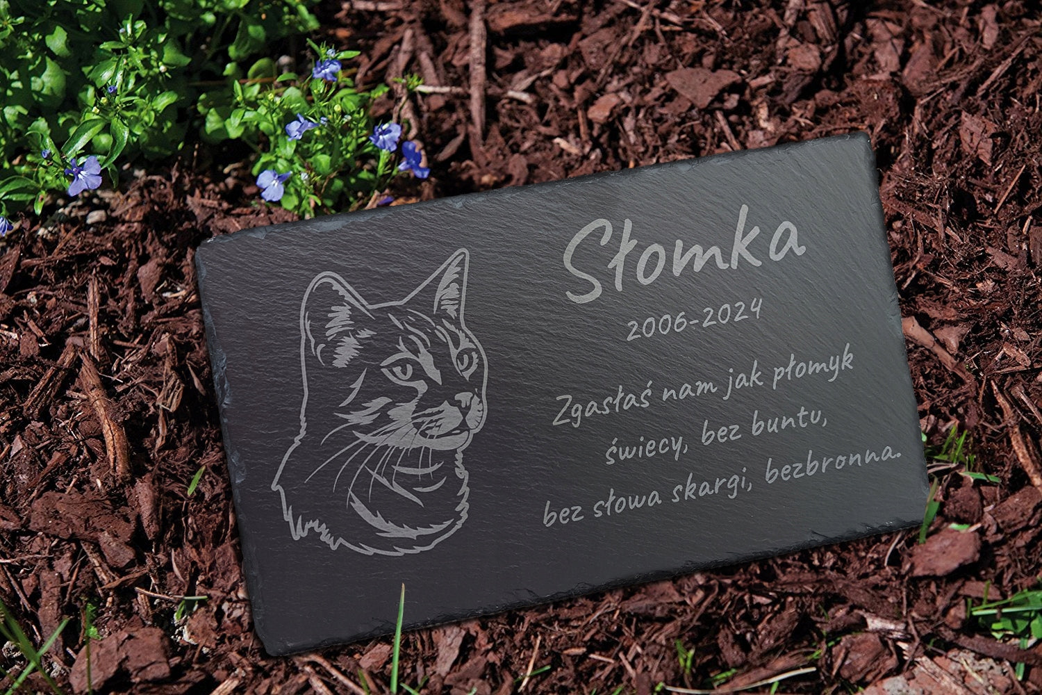 Cat Dog Tombstone - Tombstone Rectangle 18x30cm GRAPHIC Portrait Manufacturer code 5902906780008